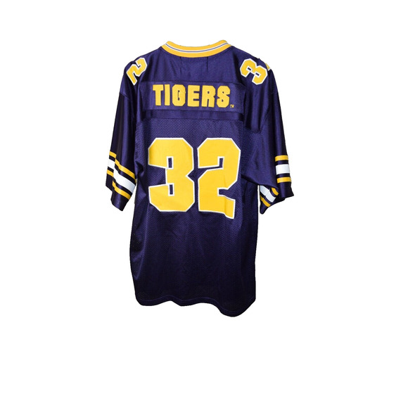 LSU Football Jersey Men's Sz L Purple Shirt Gold Letters Captivating Apparel #32 - Picture 5 of 9